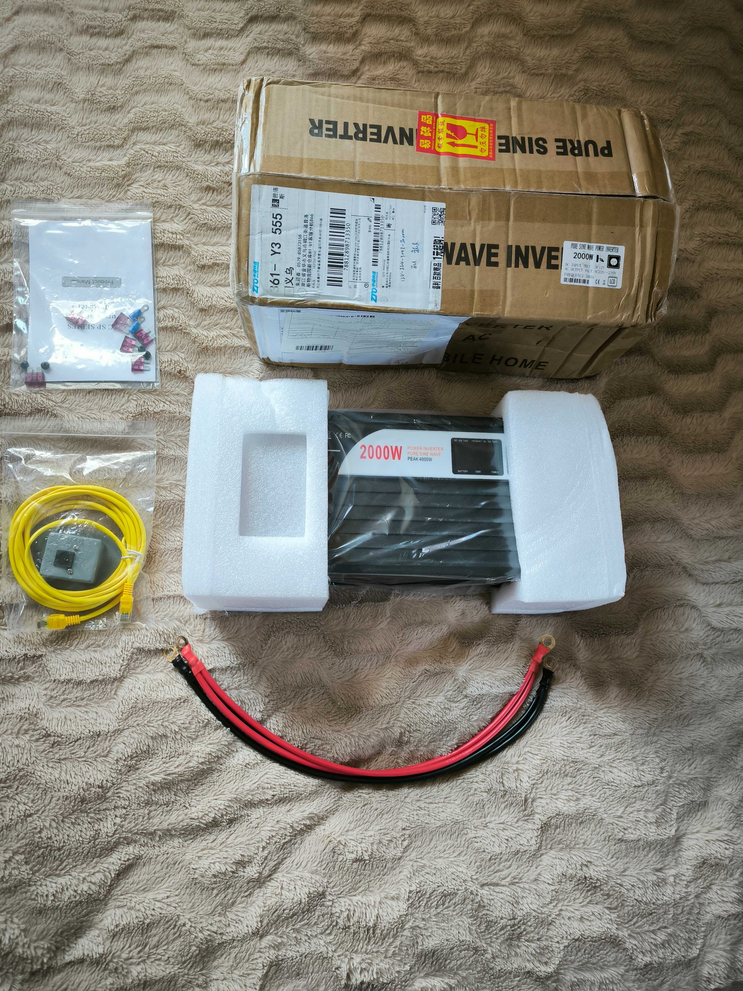 Новий в коробці Інвертор Swipower Чистий синус 12 і 24V 2000W Инвертор