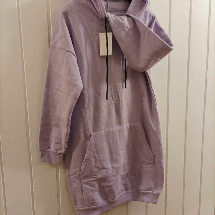 Sukienka damska dresowa lila.