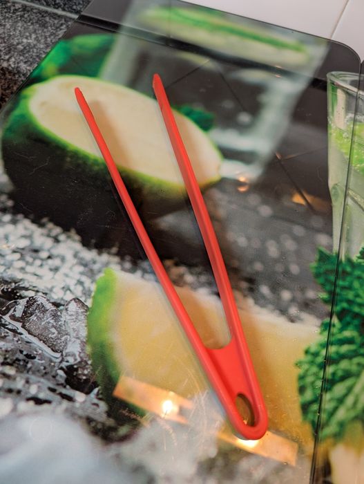 Pinça de silicone nova