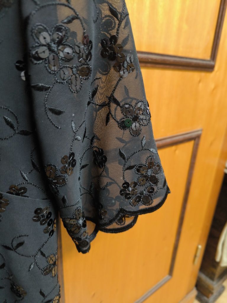 Vestido preto renda