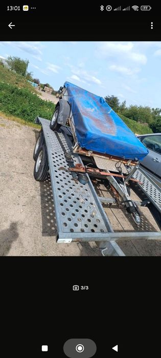 Laweta przyczepa garbatka  remork DMC 2T