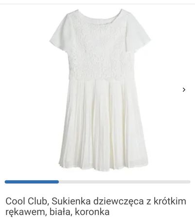 Sukienka biała 164 158