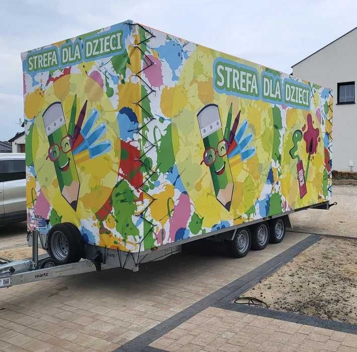 Oferta sprzedaży placu zabaw na przyczepie Małpi Gaj