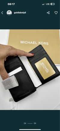 NOWY portfel MICHAEL KORS monogram BIFOLD oryginalny FIRMA 349 zł