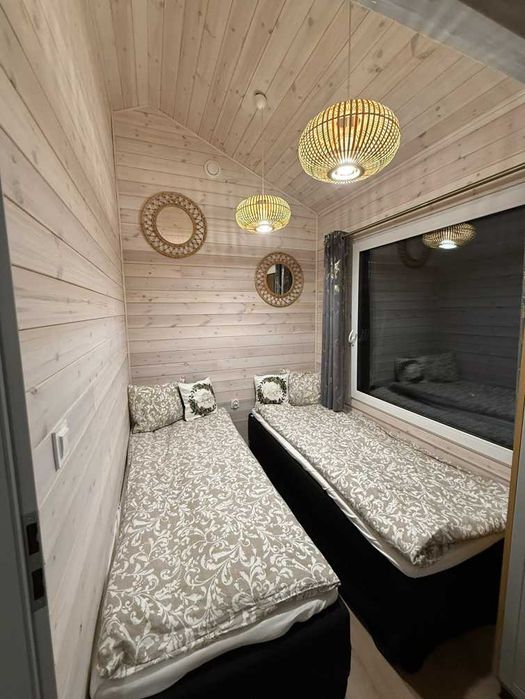 domek na święta dla 8 osób nad jeziorem sauna jacuzzi  bez sąsiadów