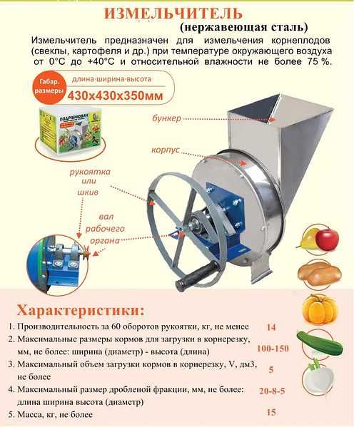 Корморізка нержавійка корморезка кормоизмельчитель под пресс для сока