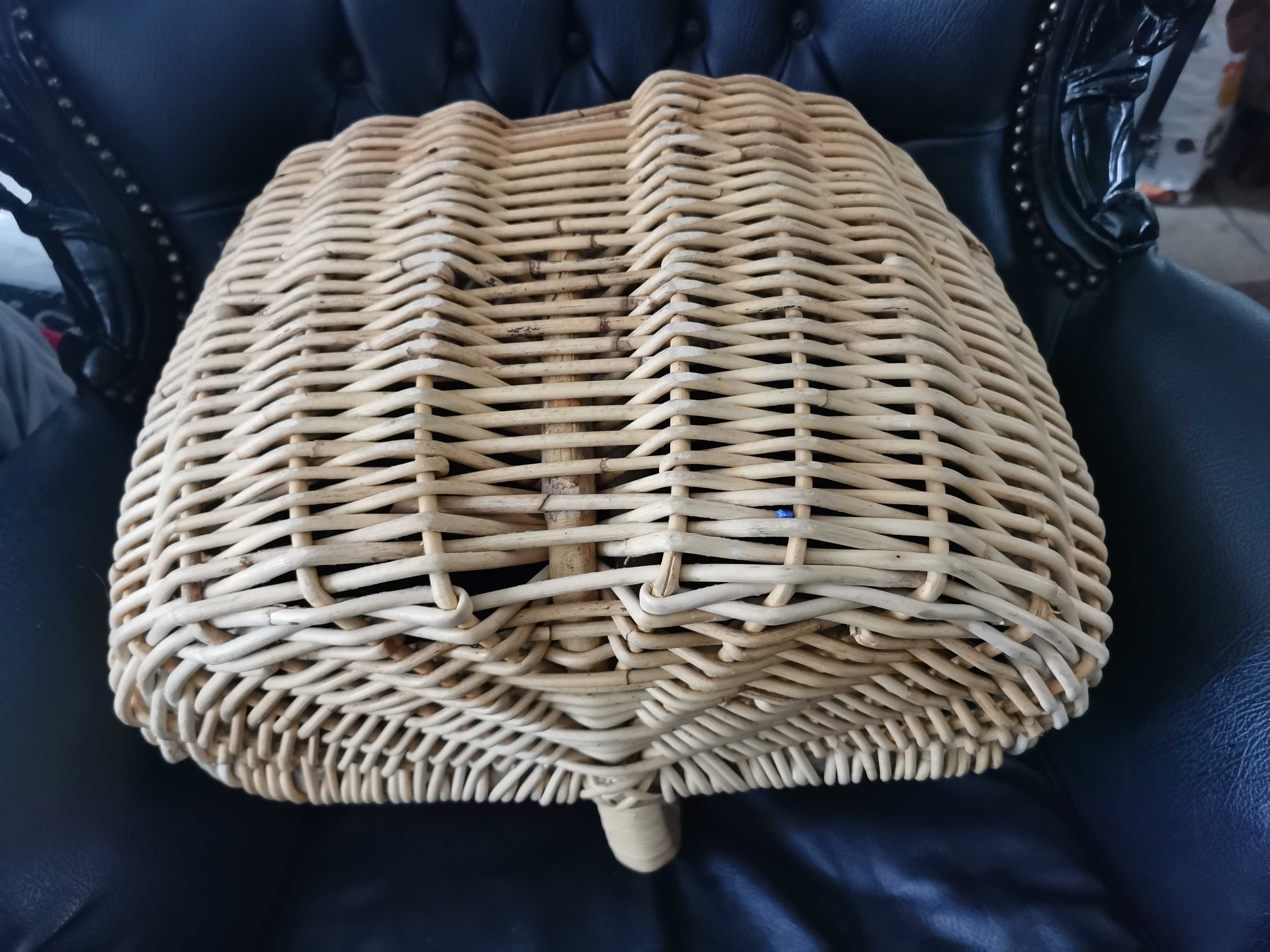 Kosz z uchwytem z wikliny Rattan wiklina