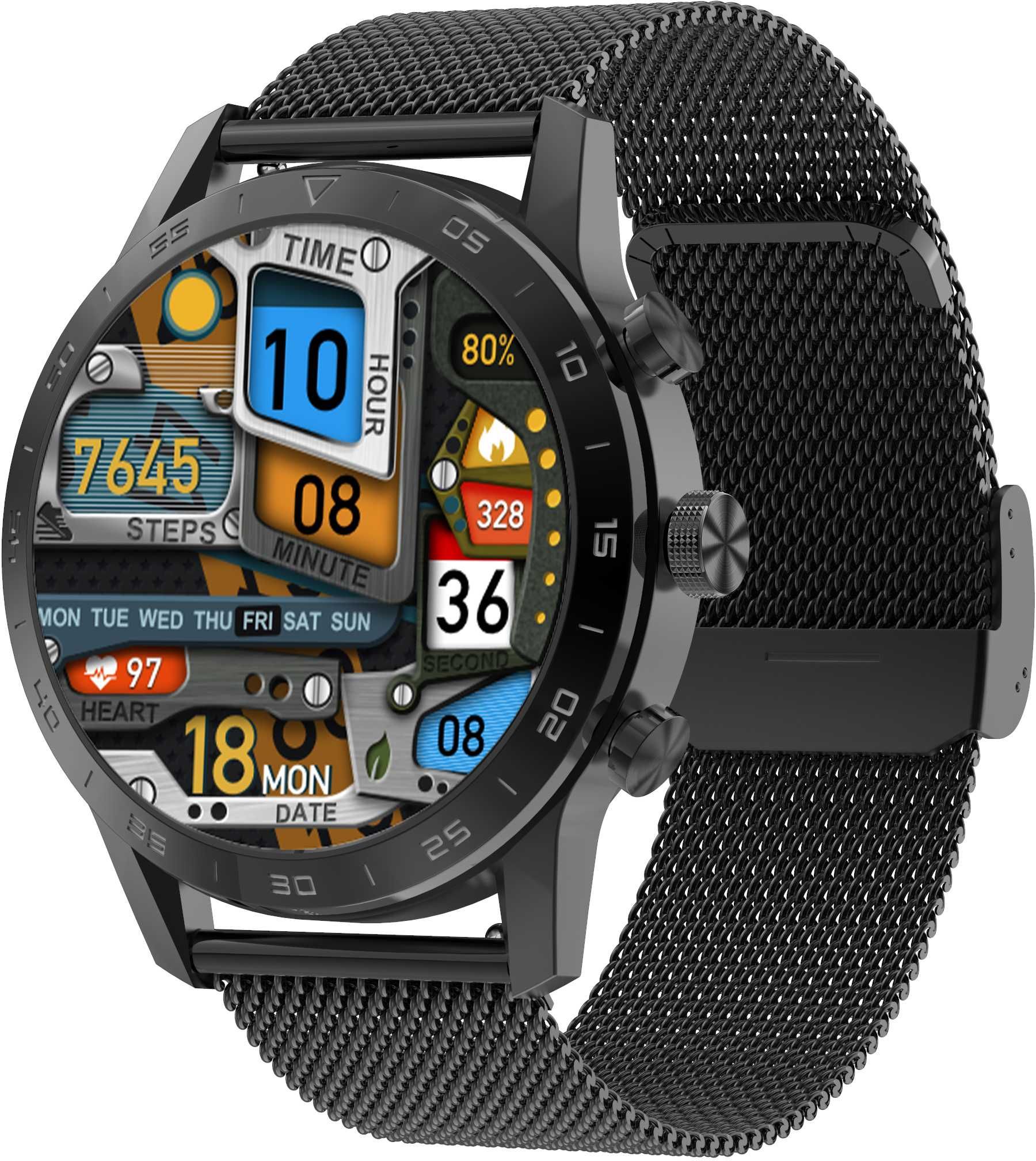 METALOWY PASEK BRANSOLETA do zegarka smartwatcha 22 mm mesh milanese