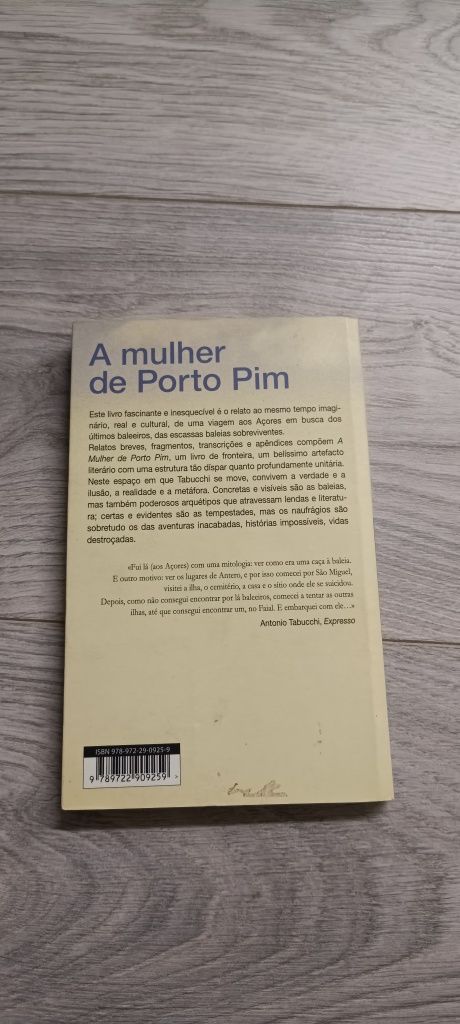 Antonio Tabucchi - A Mulher de Porto Pim