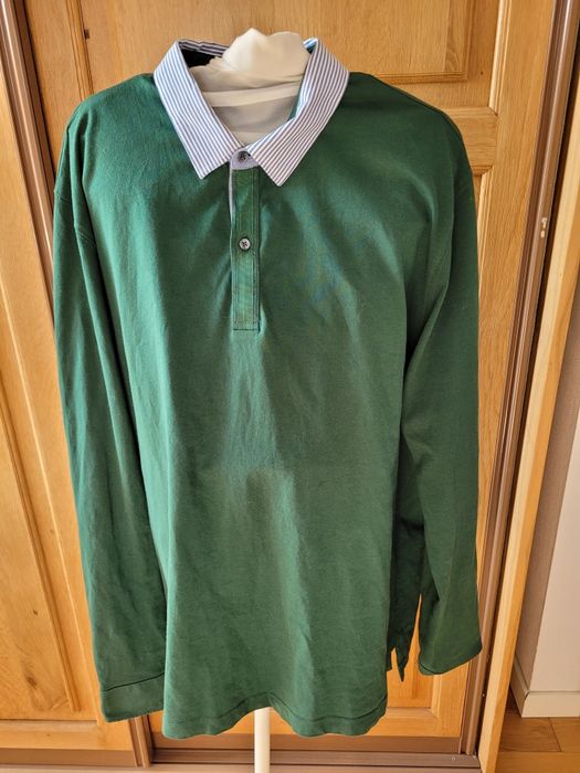 MASSIMO  DUTTI T-shirt longsleeve,męski, rozm. L-XL ,zielony,STAN BDB.