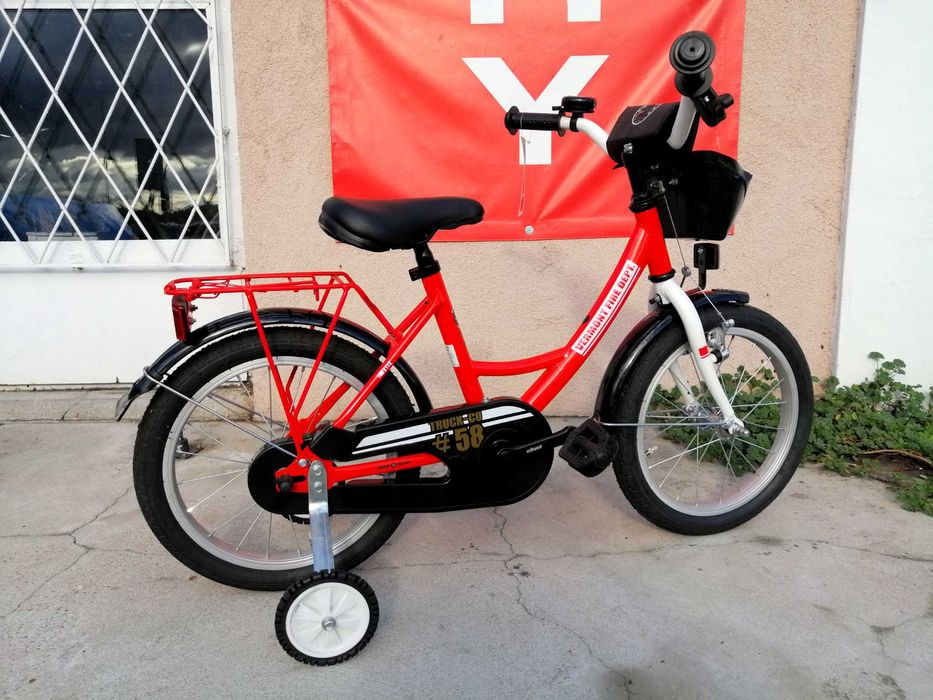 NOWY VERMONT FIRE DEPARTMENT *Koła 16* Dziecięcy Kółka Boczne Koszyk!