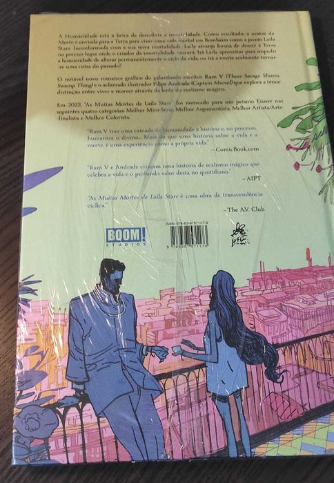 Livro B.D. - As muitas mortes de Laila Starr