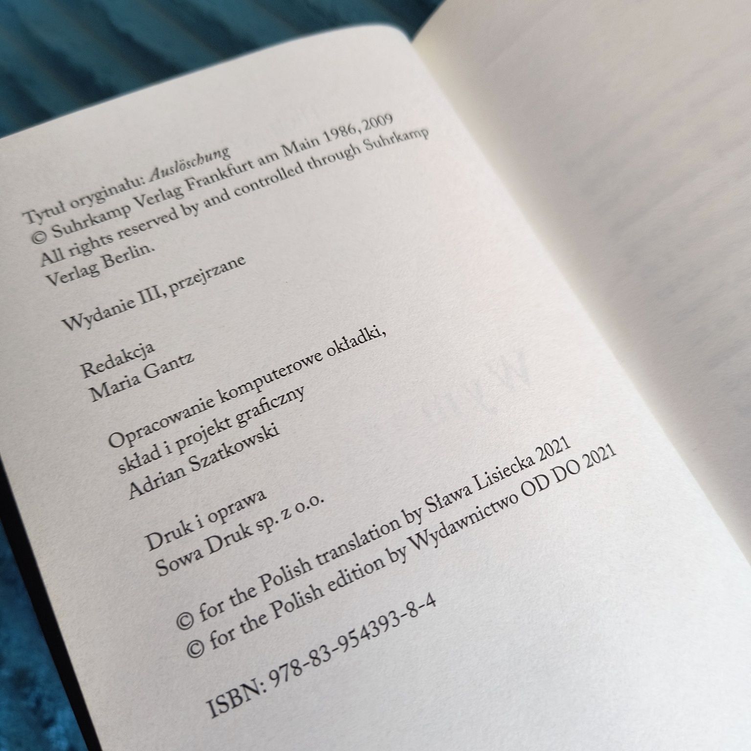 Wymazywanie. Rozpad Thomas Bernhard