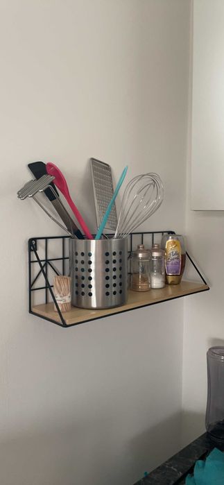 Loftowa dekoracja ścienna kwietnik dom 2 sztuki