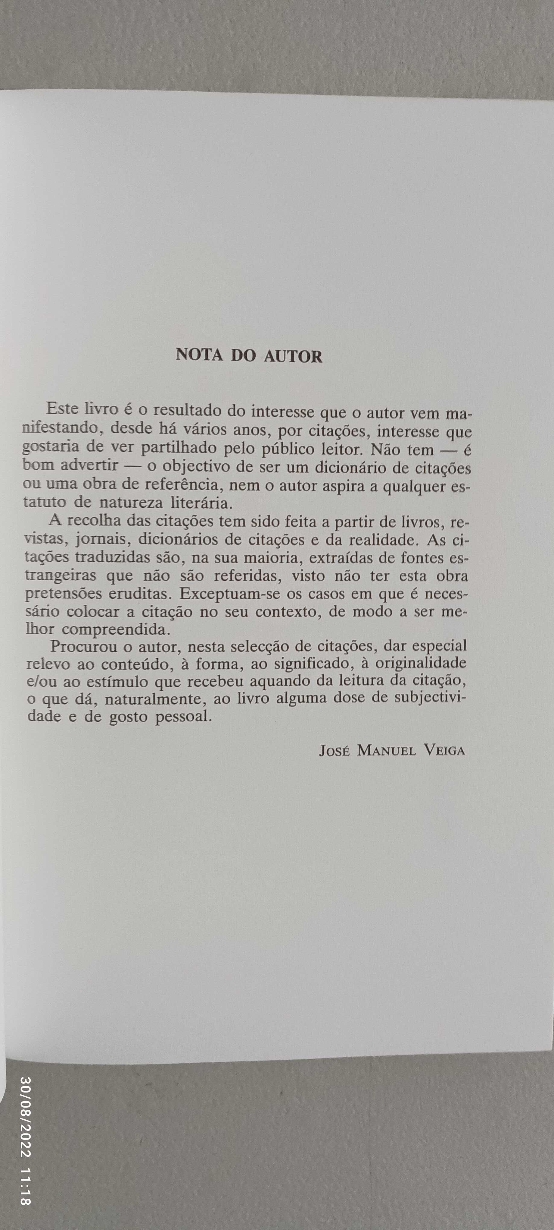 Livro Pa-1 - José Manuel Veiga - O livro da Mulher em citações