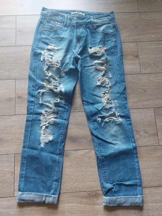 Boyfrendy damskie jeansowe