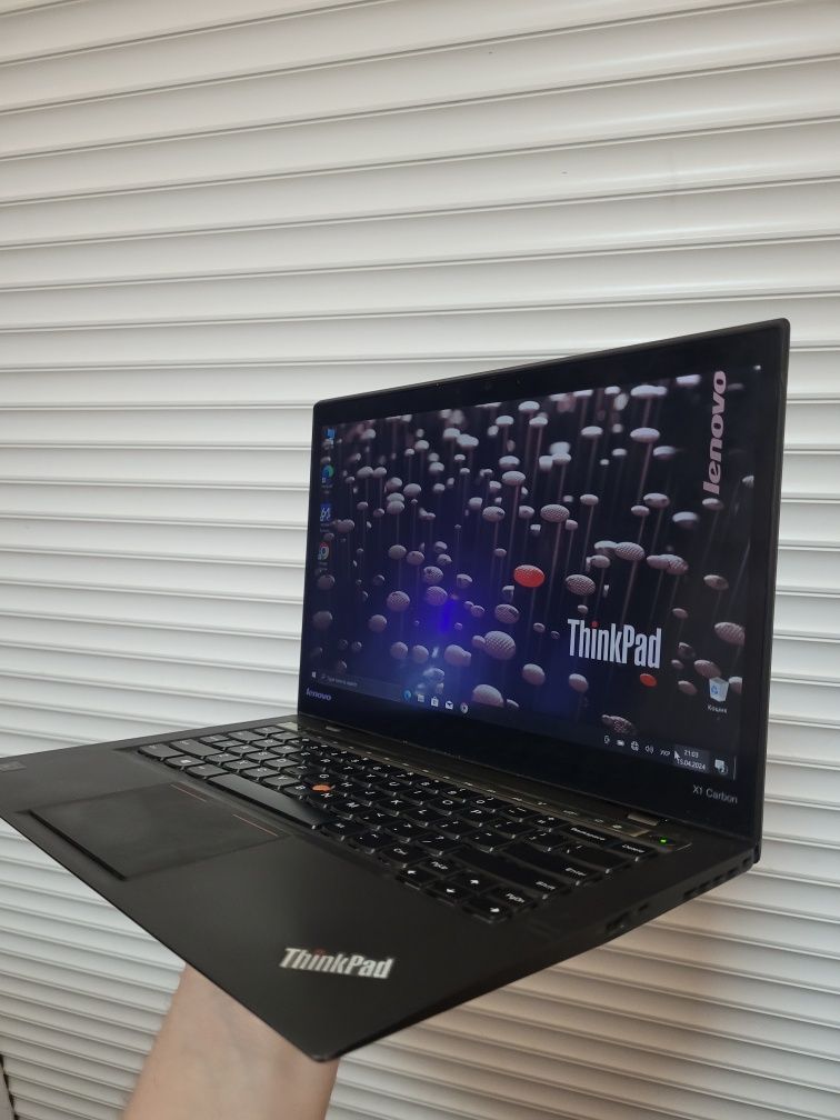 Тонкий сенсорний ноутбук Lenovo ThinkPad X1 Carbon QHD+ i7-4600u/8/256