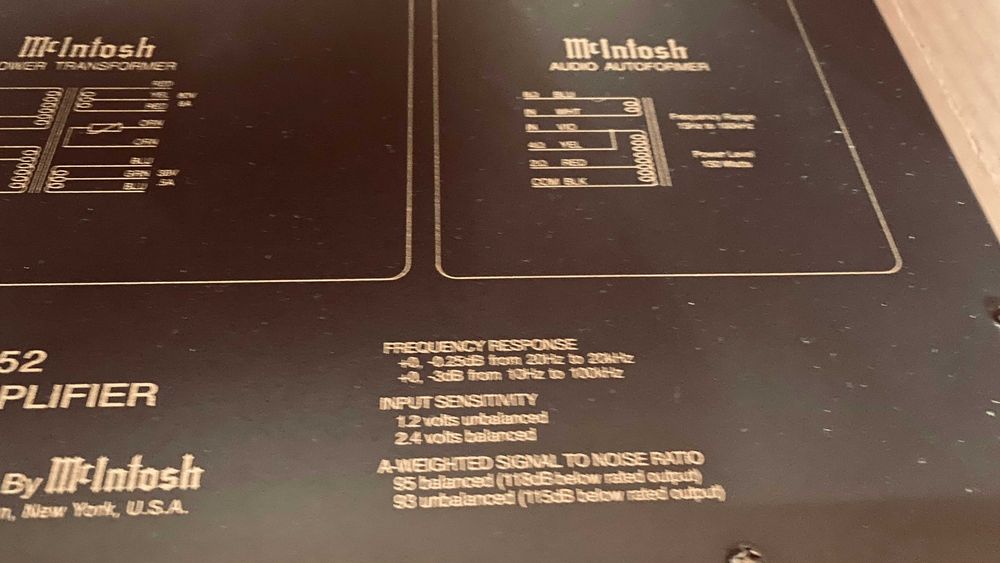 McIntosh MC152 - stereofoniczny wzmacniacz mocy klasy high-end