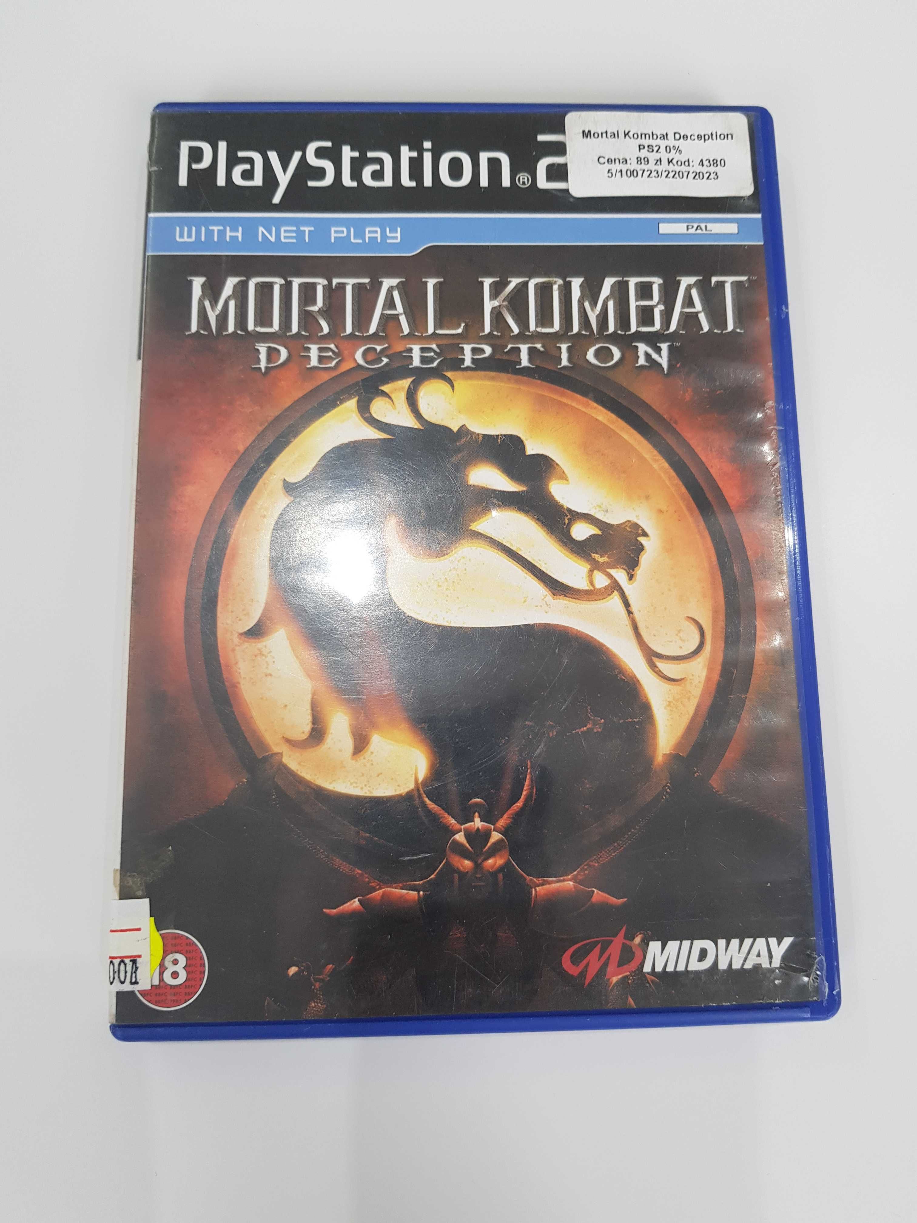 Mortal Kombat Deception PS2 Sklep Iława