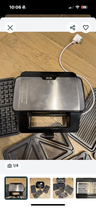 Opiekacz trzy w jednym