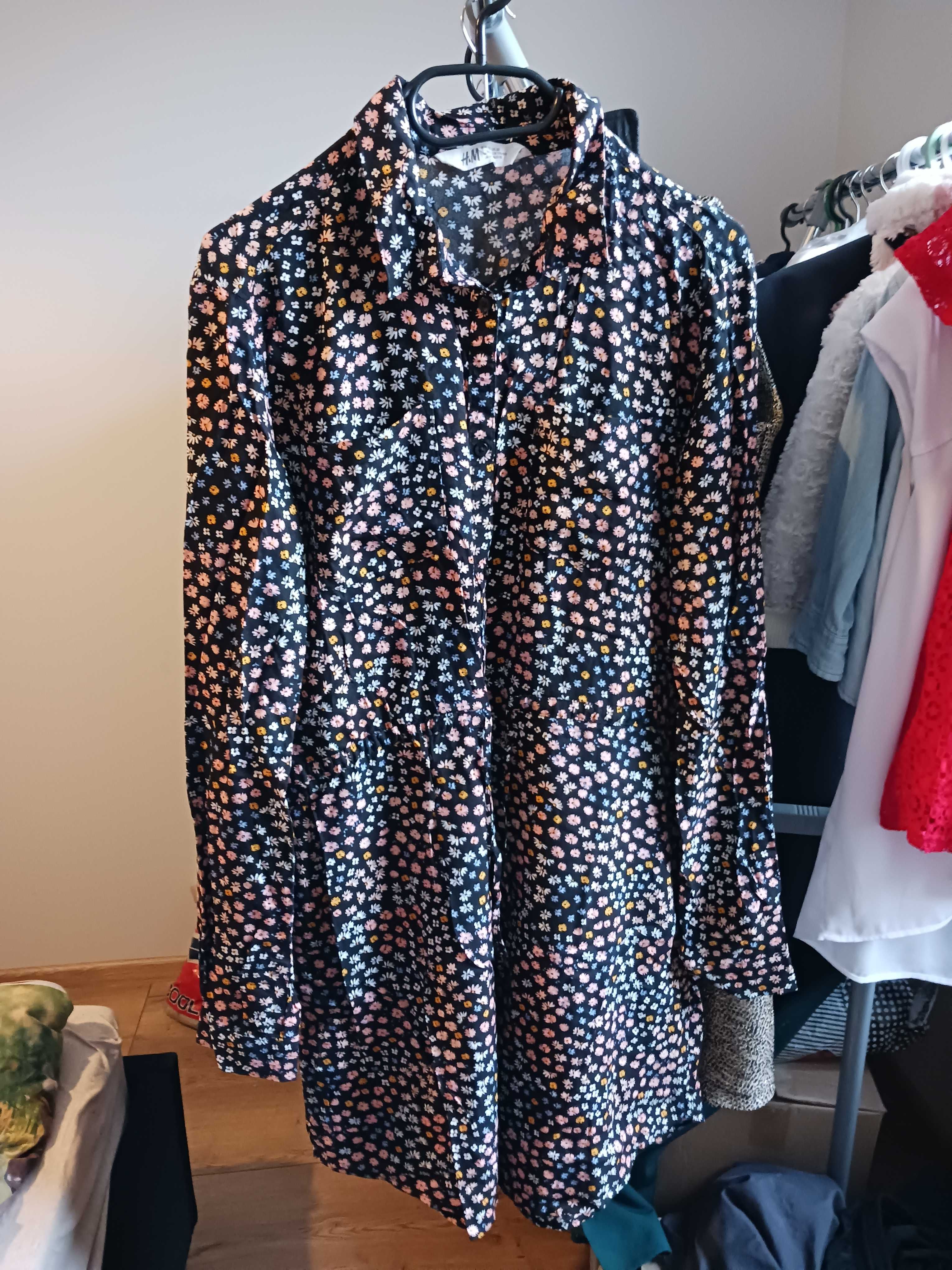 Koszula sukienka tunika H&M 14 lat