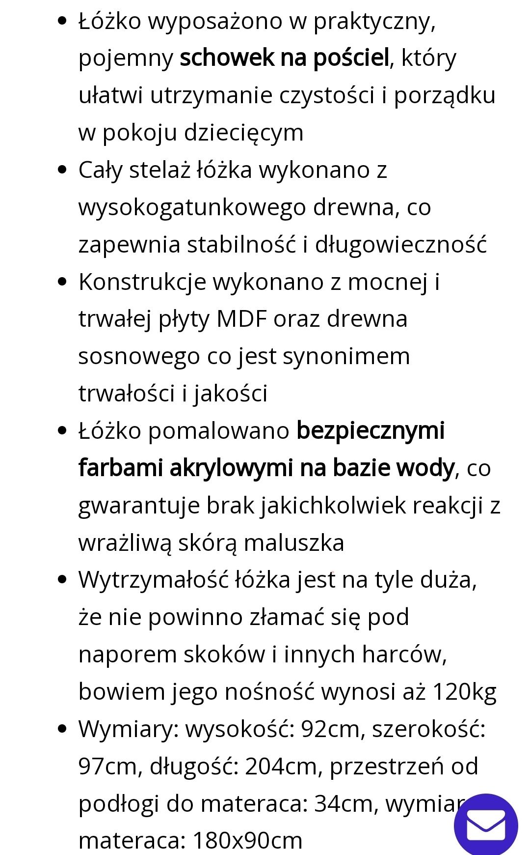 Łóżko dla chłopca czerwony samochód auto