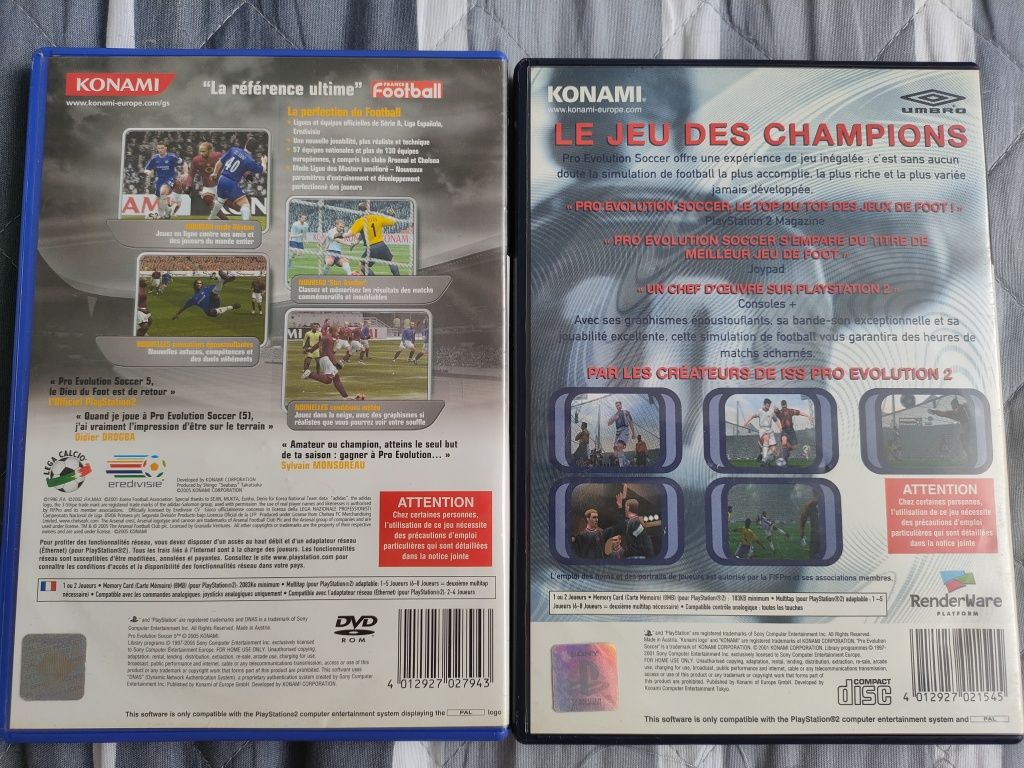 Gry na PS2 Pro Evolution Soccer cz. 1 i 5