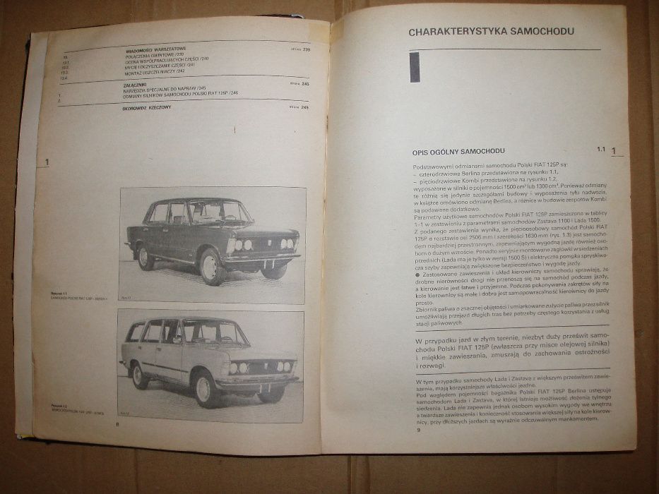 Fiat 125p Budowa Naprawa Eksploatacja