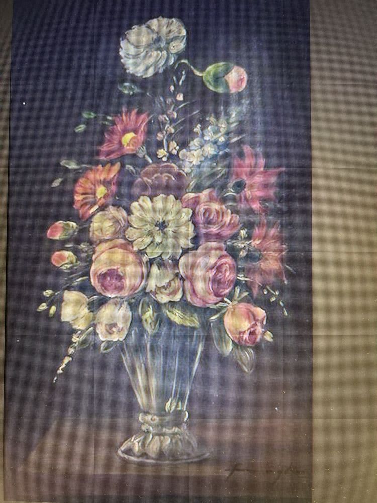 Pintura original Natureza morta Assinada