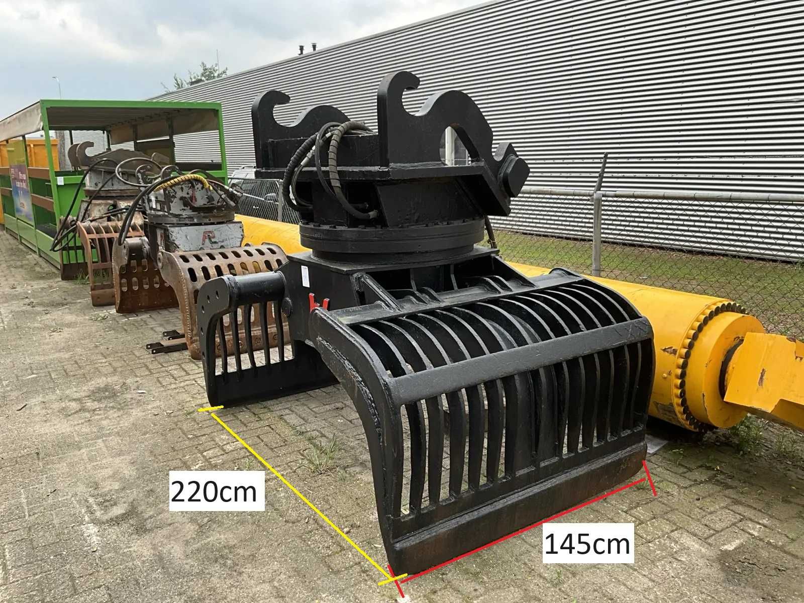 Hydrauliczny chwytak wyburzeniowy sortujący mocowanie Verachtert