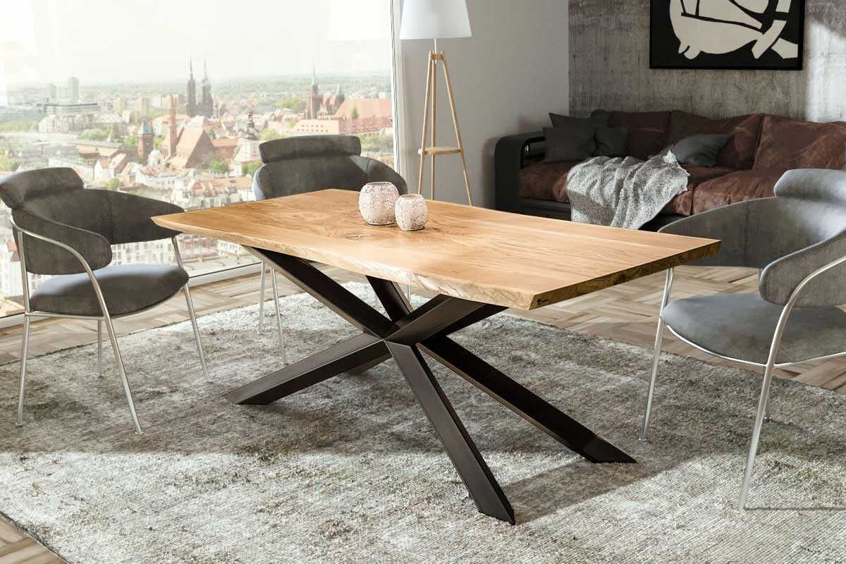Stół z litego drewna 180x90 - PRODUENT MEBLI - oOomeble.pl