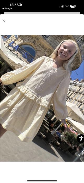 Вишиванка вишита сукна вишите плаття платье сарафан Zara 134