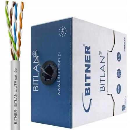 Kabel Skrętka UTP Bitner kat.5e BiTLAN U/UTP 305m
