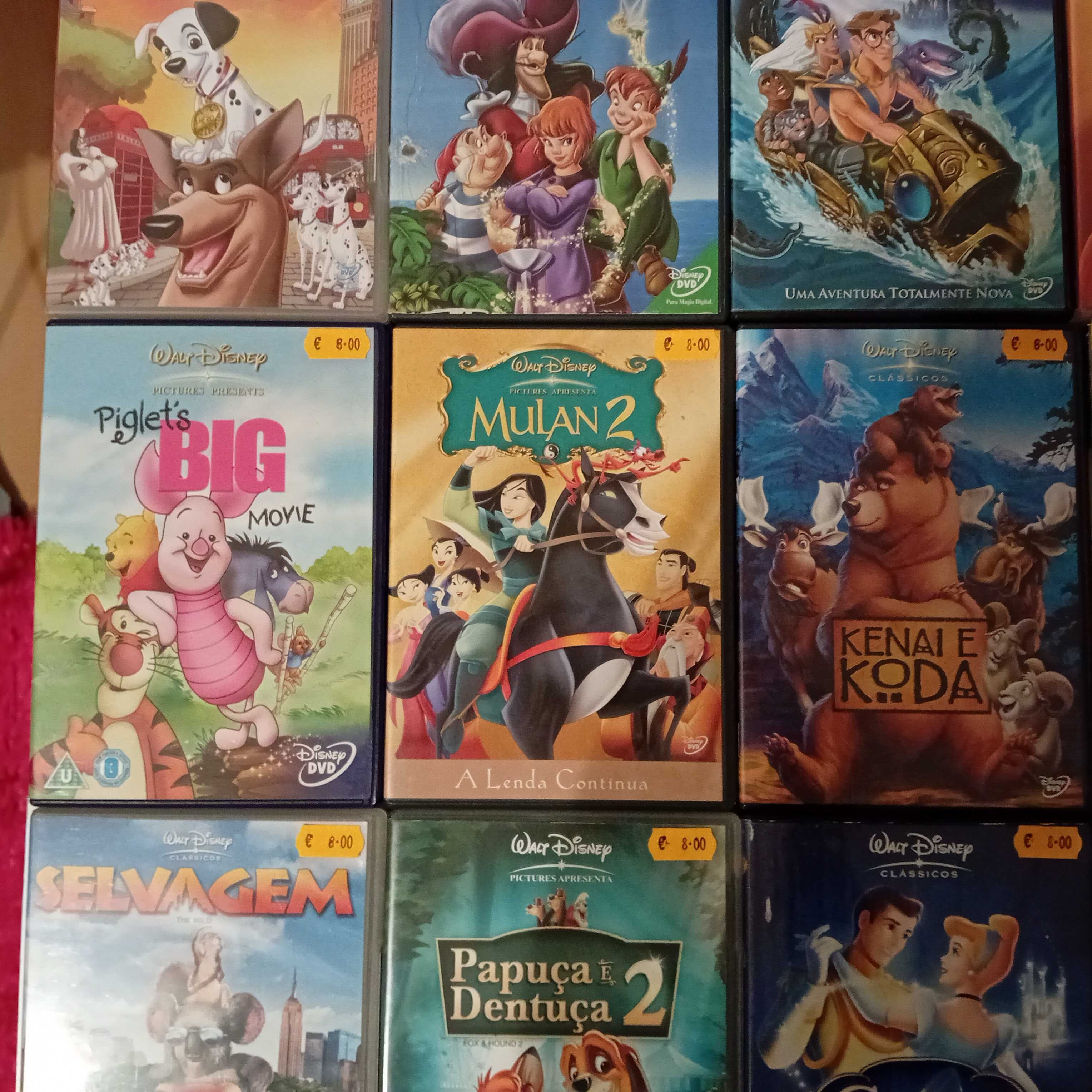 Filmes em Dvd de Animação da Walt Disney II.