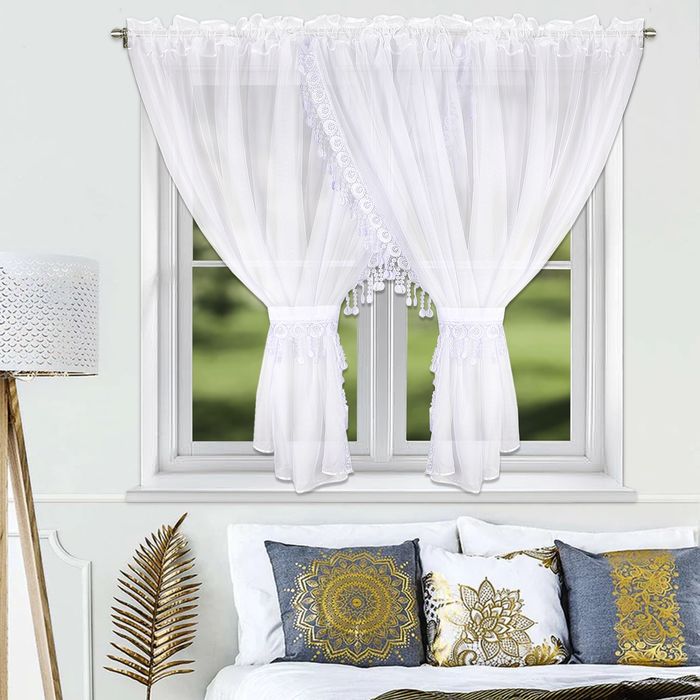 ‼️WYPRZEDAŻ ‼️Elegancka firana upinana na boki