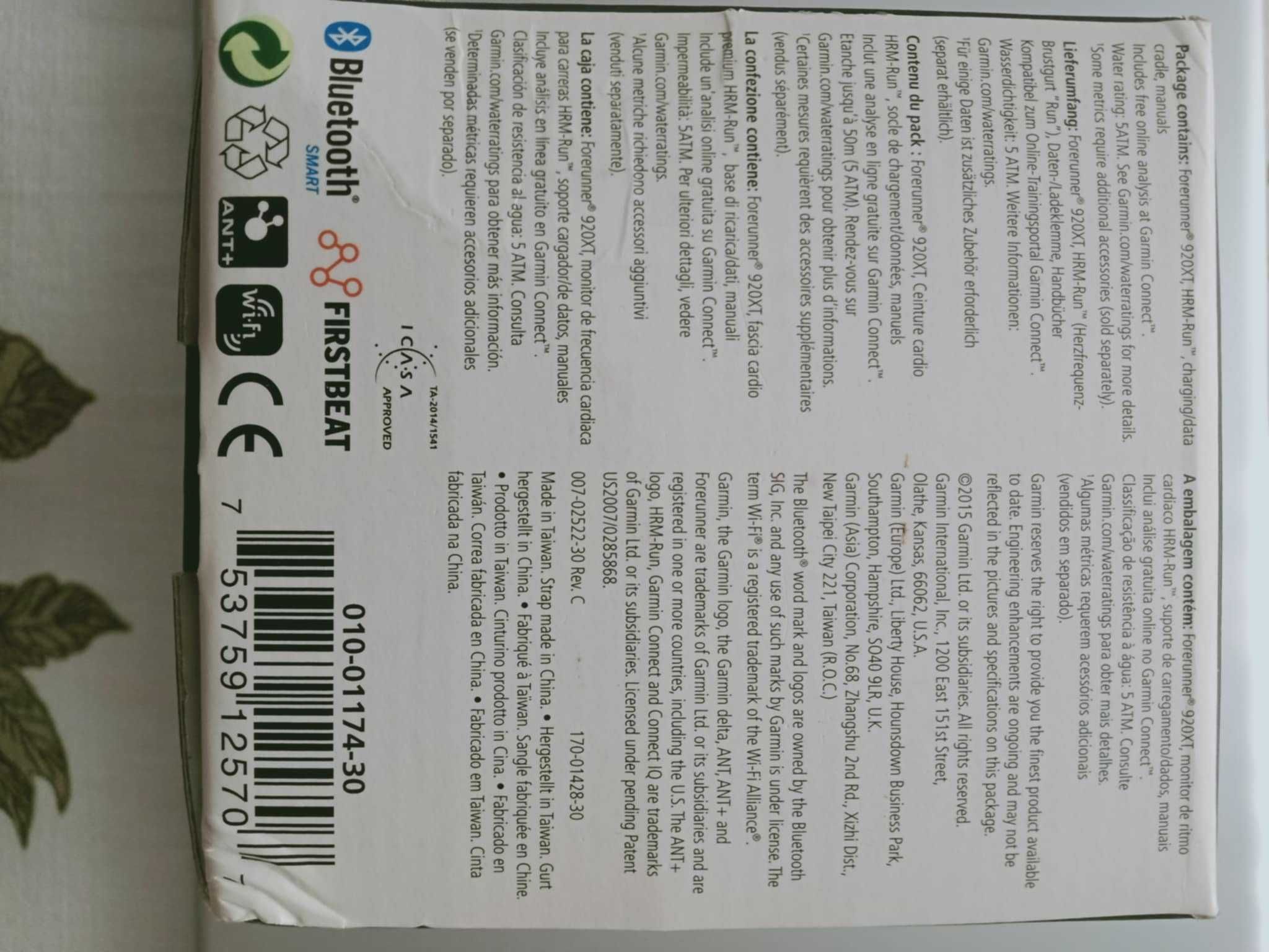 Zegarek Garmin Forerunner 920XT