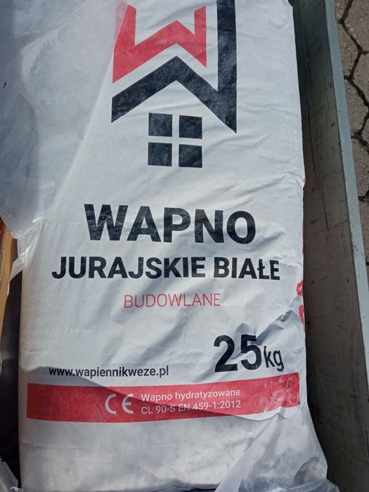 Wapno budowlane palone wapno gaszone hydratyzowane wapno jurajskie