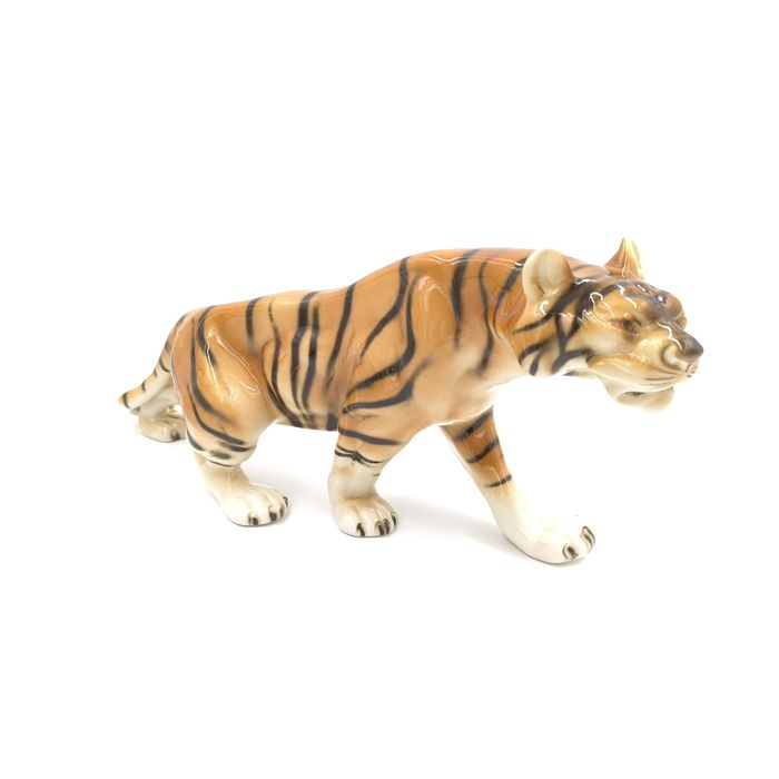 Olbrzymia Figurka Tygrys Royal Dux 40 cm vintage retro