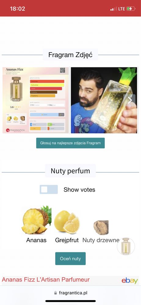 L’Artisan Parfumeur Ananas Fizz 200 ml UNIKAT Nisza 2004 r.