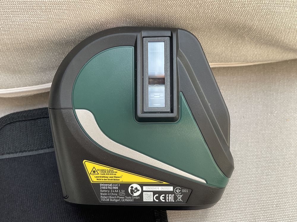 Bosch laser krzyżowy Universal Level 3 + TP320 komplet teleskop NOWY