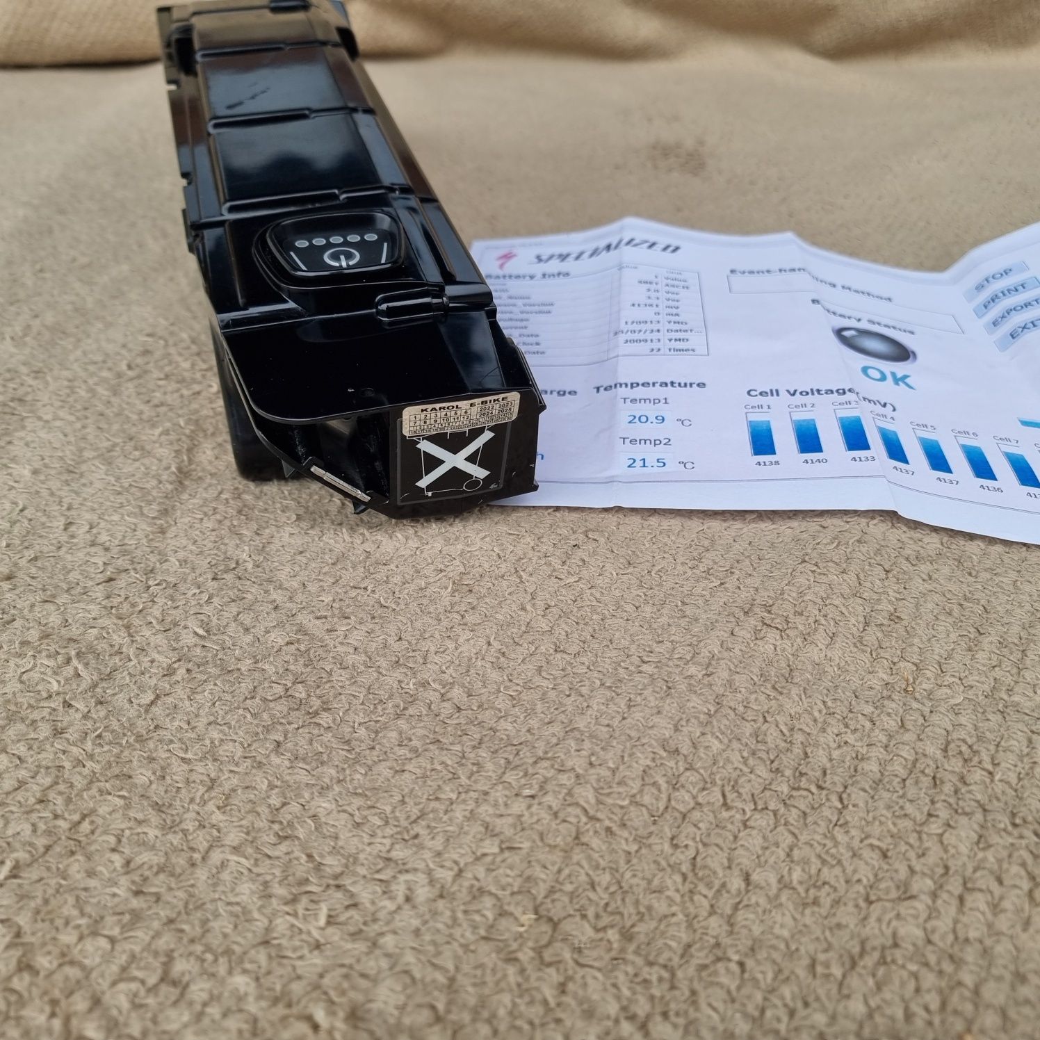 Rower elektryczny BATERIA Specialized Vado Como  36v 460 wh 12.8 ah