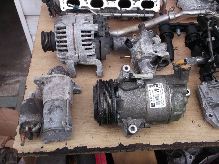 opel meriva rozrusznik alternator 09 rok 1,6 16 v
