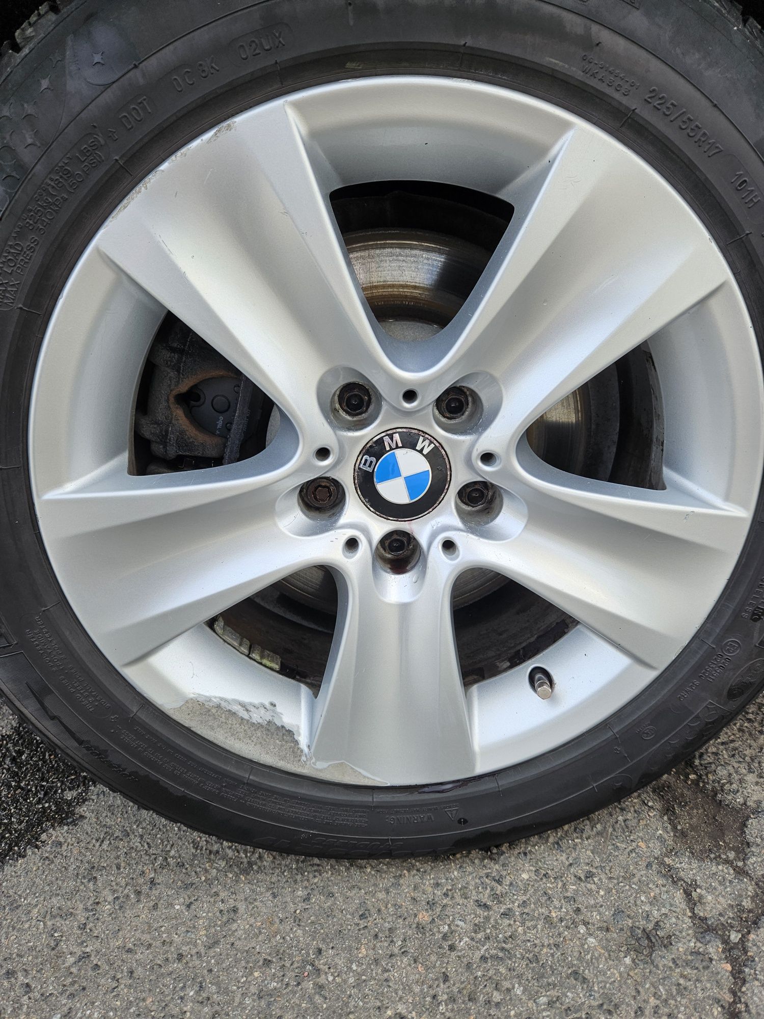 колеса в зборі з резиною Michelin BMW 5 F10 225/55 r17
R17,