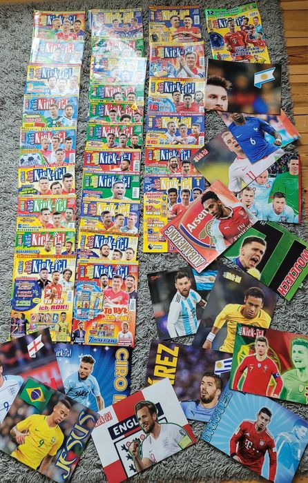 Gazety Just Kick-it 2018, 2019, 2020 i jedna z 2021r.