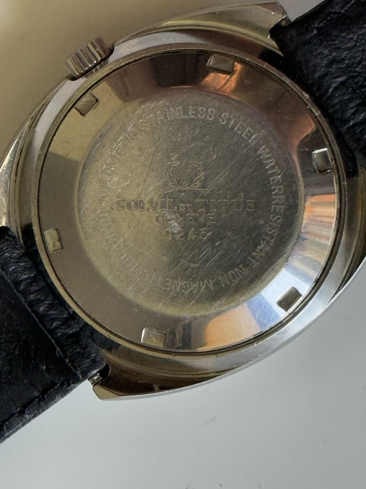 Zegarek męski Titus Automatic 25 jewels, duży 38,5/42mm, piękny stan