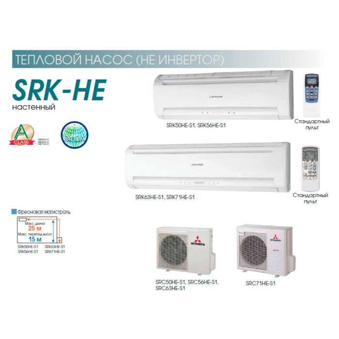 70м2 до -10град Продам кондиционеры Mitsubishi SRK71HE-S1  Как новые!!