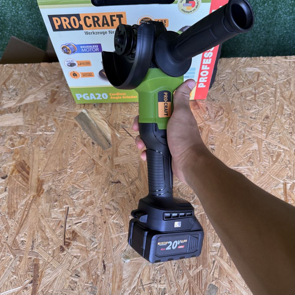 Акумуляторна болгарка Procraft PGA20 тушка