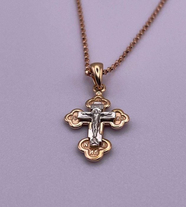 Золотий хрест, вага 1,44 грам Арт. 784