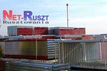 Rusztowanie Plettac pow. robocza 97,5 m2