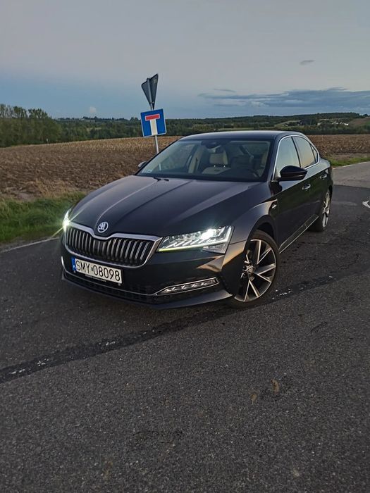 Skoda Superb L&K Canton Webasto Skóra podgrzewana/wentylowana PIĘKNA